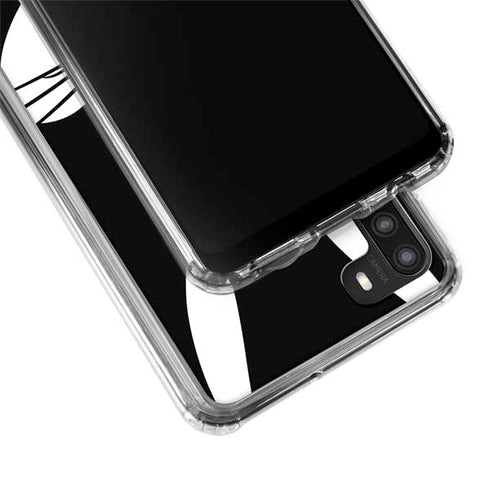 Looney Tunes Bugs Bunny Plain Black and White Galaxy A21 Clear Case