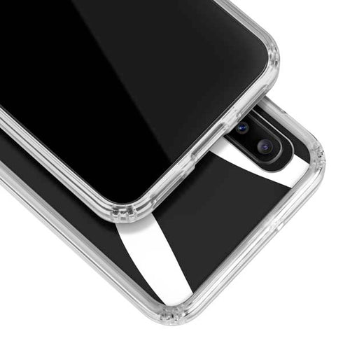 Looney Tunes Bugs Bunny Plain Black and White Galaxy A30 Clear Case