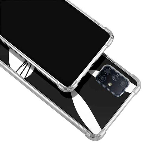 Looney Tunes Bugs Bunny Plain Black and White Galaxy A51 5G Clear Case