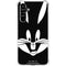Looney Tunes Bugs Bunny Plain Black and White Galaxy A54 5G Clear Case