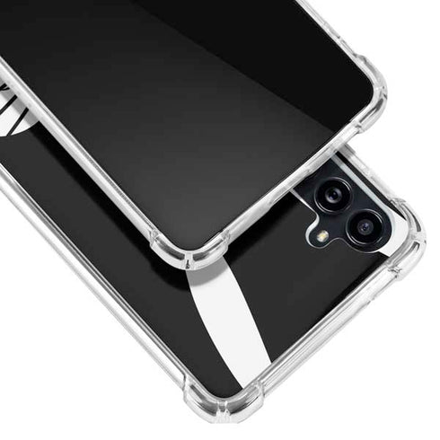 Looney Tunes Bugs Bunny Plain Black and White Galaxy A54 5G Clear Case
