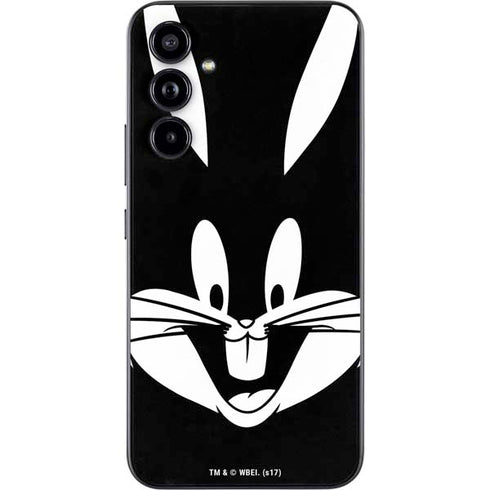 Looney Tunes Bugs Bunny Plain Black and White Galaxy A54 5G Skin