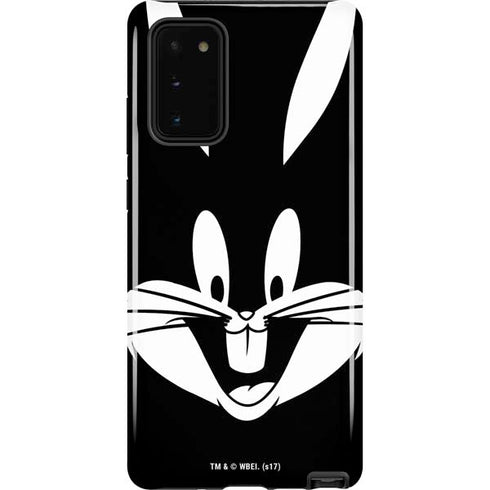 Looney Tunes Bugs Bunny Plain Black and White Galaxy Note20 5G Pro Case