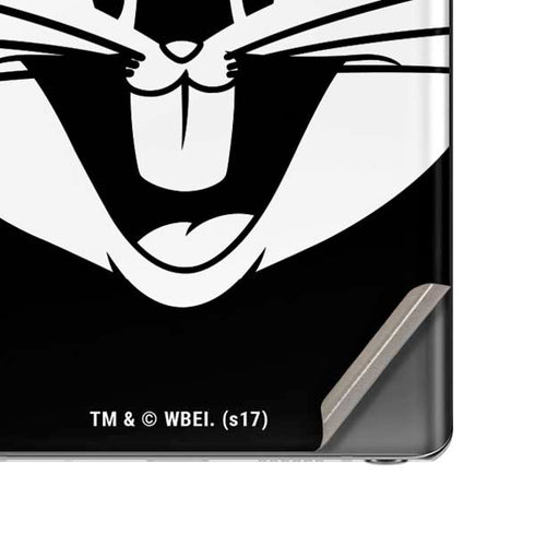 Looney Tunes Bugs Bunny Plain Black and White Galaxy Note20 5G Skin