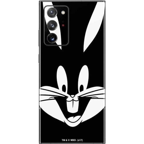 Looney Tunes Bugs Bunny Plain Black and White Galaxy Note20 Ultra 5G Skin