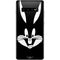 Looney Tunes Bugs Bunny Plain Black and White Galaxy S10 Plus Skin