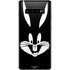 Looney Tunes Bugs Bunny Plain Black and White Galaxy S10 Plus Skin