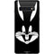 Looney Tunes Bugs Bunny Plain Black and White Galaxy S10 Skin