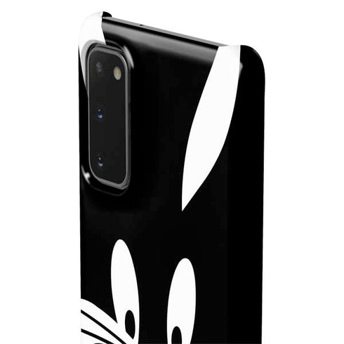 Looney Tunes Bugs Bunny Plain Black and White Galaxy S20 Lite Case