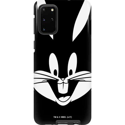Looney Tunes Bugs Bunny Plain Black and White Galaxy S20 Plus Pro Case