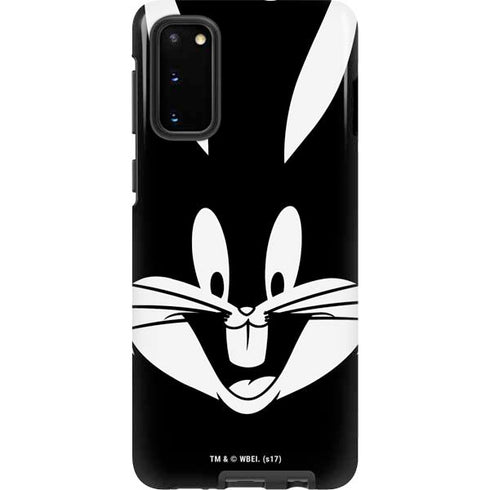 Looney Tunes Bugs Bunny Plain Black and White Galaxy S20 Pro Case