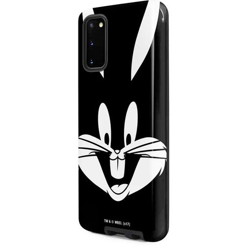 Looney Tunes Bugs Bunny Plain Black and White Galaxy S20 Pro Case