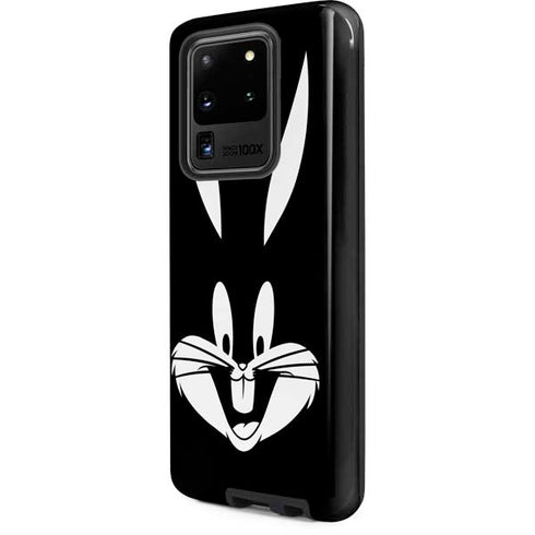 Looney Tunes Bugs Bunny Plain Black and White Galaxy S20 Ultra 5G Pro Case