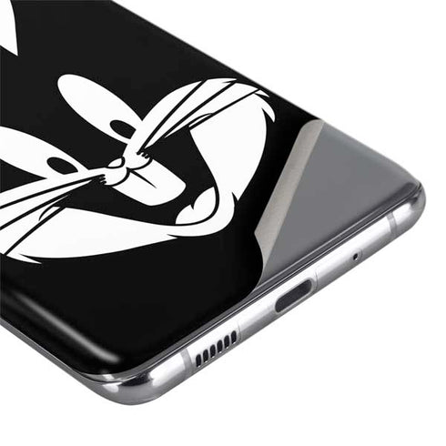 Looney Tunes Bugs Bunny Plain Black and White Galaxy S20 Ultra 5G Skin