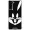 Looney Tunes Bugs Bunny Plain Black and White Galaxy S21 FE Clear Case