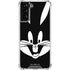 Looney Tunes Bugs Bunny Plain Black and White Galaxy S21 FE Clear Case