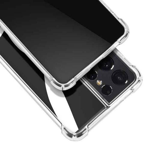 Looney Tunes Bugs Bunny Plain Black and White Galaxy S21 Ultra 5G Clear Case