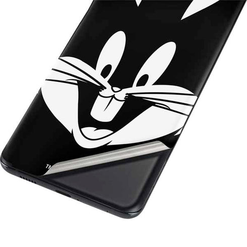 Looney Tunes Bugs Bunny Plain Black and White Galaxy S21 Ultra 5G Skin