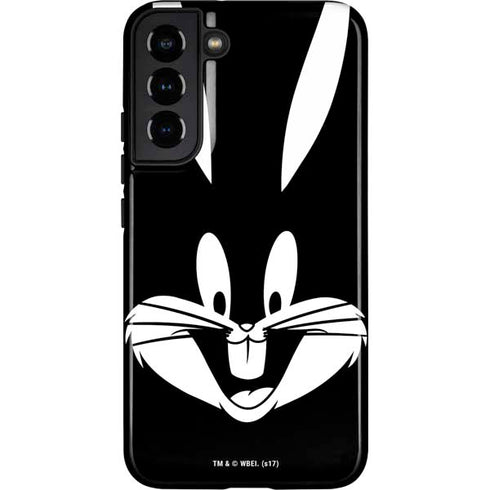 Looney Tunes Bugs Bunny Plain Black and White Galaxy S22 Plus Pro Case