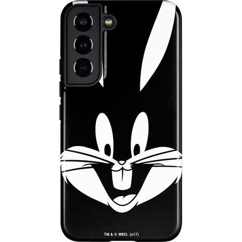 Looney Tunes Bugs Bunny Plain Black and White Galaxy S22 Pro Case