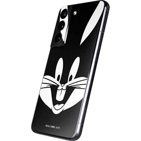 Looney Tunes Bugs Bunny Plain Black and White Galaxy S22 Skin