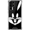 Looney Tunes Bugs Bunny Plain Black and White Galaxy S22 Ultra Clear Case