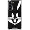 Looney Tunes Bugs Bunny Plain Black and White Galaxy S23 Clear Case