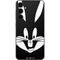 Looney Tunes Bugs Bunny Plain Black and White Galaxy S23 FE Skin