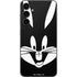 Looney Tunes Bugs Bunny Plain Black and White Galaxy S23 FE Skin