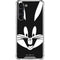 Looney Tunes Bugs Bunny Plain Black and White Galaxy S23 Plus Clear Case