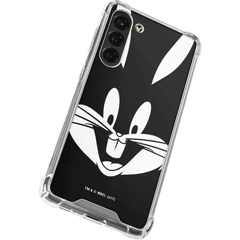 Looney Tunes Bugs Bunny Plain Black and White Galaxy S23 Plus Clear Case