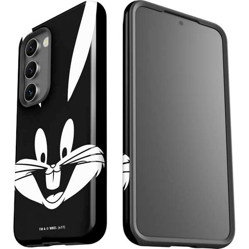 Looney Tunes Bugs Bunny Plain Black and White Galaxy S23 Plus Pro Case