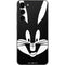 Looney Tunes Bugs Bunny Plain Black and White Galaxy S23 Plus Skin