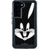 Looney Tunes Bugs Bunny Plain Black and White Galaxy S23 Plus Waterproof Case