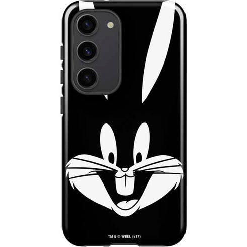Looney Tunes Bugs Bunny Plain Black and White Galaxy S23 Pro Case