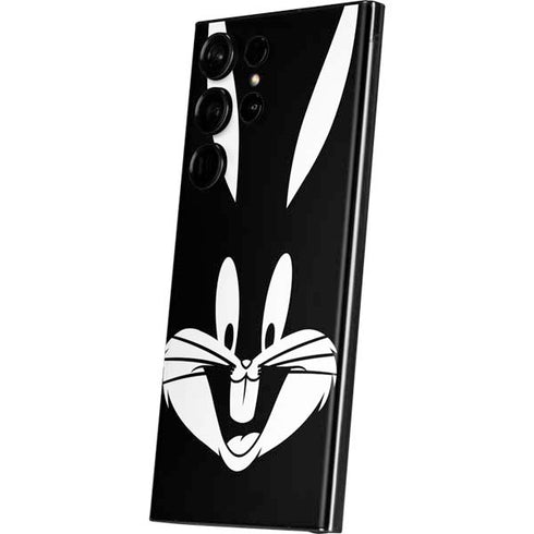 Looney Tunes Bugs Bunny Plain Black and White Galaxy S23 Ultra Skin