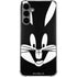 Looney Tunes Bugs Bunny Plain Black and White Galaxy S24 Plus Clear Case