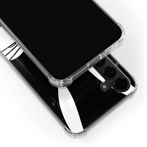 Looney Tunes Bugs Bunny Plain Black and White Galaxy S24 Plus Clear Case