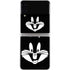 Looney Tunes Bugs Bunny Plain Black and White Galaxy Z Flip3 5G Skin