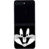 Looney Tunes Bugs Bunny Plain Black and White Galaxy Z Flip5 5G Skin