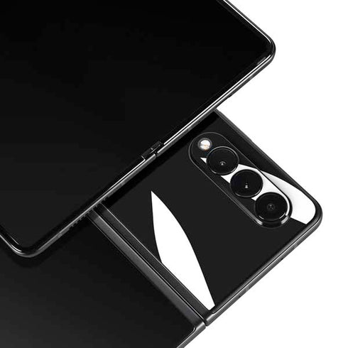 Looney Tunes Bugs Bunny Plain Black and White Galaxy Z Fold3 5G Skin