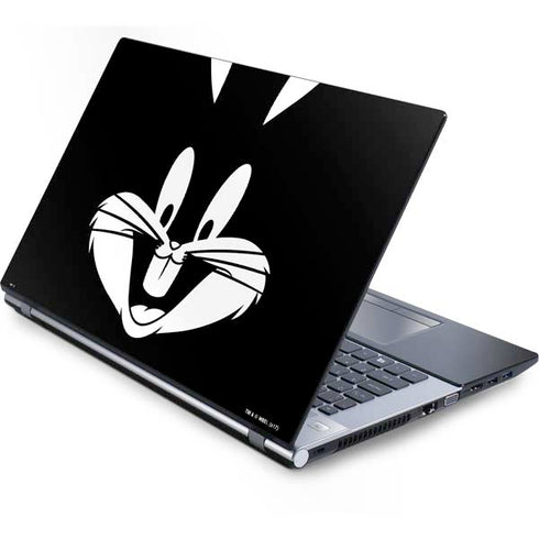 Looney Tunes Bugs Bunny Plain Black and White Generic Laptop Skin