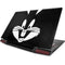 Looney Tunes Bugs Bunny Plain Black and White Lenovo IdeaPad Skin