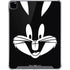 Looney Tunes Bugs Bunny Plain Black and White iPad Pro 12.9in (2020) Clear Case