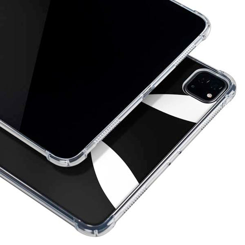 Looney Tunes Bugs Bunny Plain Black and White iPad Pro 12.9in (2020) Clear Case