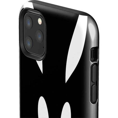 Looney Tunes Bugs Bunny Plain Black and White iPhone 11 Pro Max Impact Case