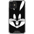 Looney Tunes Bugs Bunny Plain Black and White iPhone 12 Clear Case