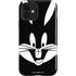 Looney Tunes Bugs Bunny Plain Black and White iPhone 12 Impact Case
