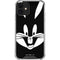 Looney Tunes Bugs Bunny Plain Black and White iPhone 12 Mini Clear Case