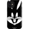 Looney Tunes Bugs Bunny Plain Black and White iPhone 12 Mini Impact Case